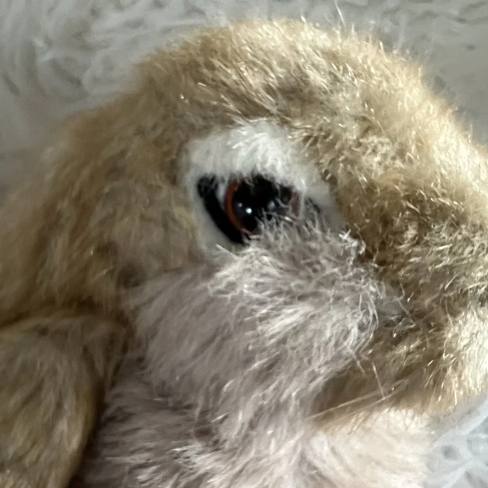 1989 Realistic Applause Remarkable Rabbit Item 20570 Mozart Bunny Tan Bead Eyes‎